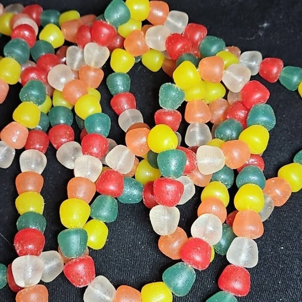LeMax Sugar N Spice Gumdrop Garland Lot Christmas Tree Decorations Sugared Candy